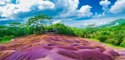 Seven Coloured Earth In Mauritius
