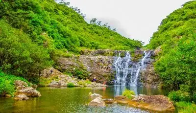 Tamarind Waterfalls in Mauritius