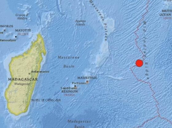 Earthquake in Mauritius