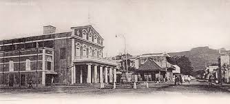 Vintage image of Port Louis, Mauritius